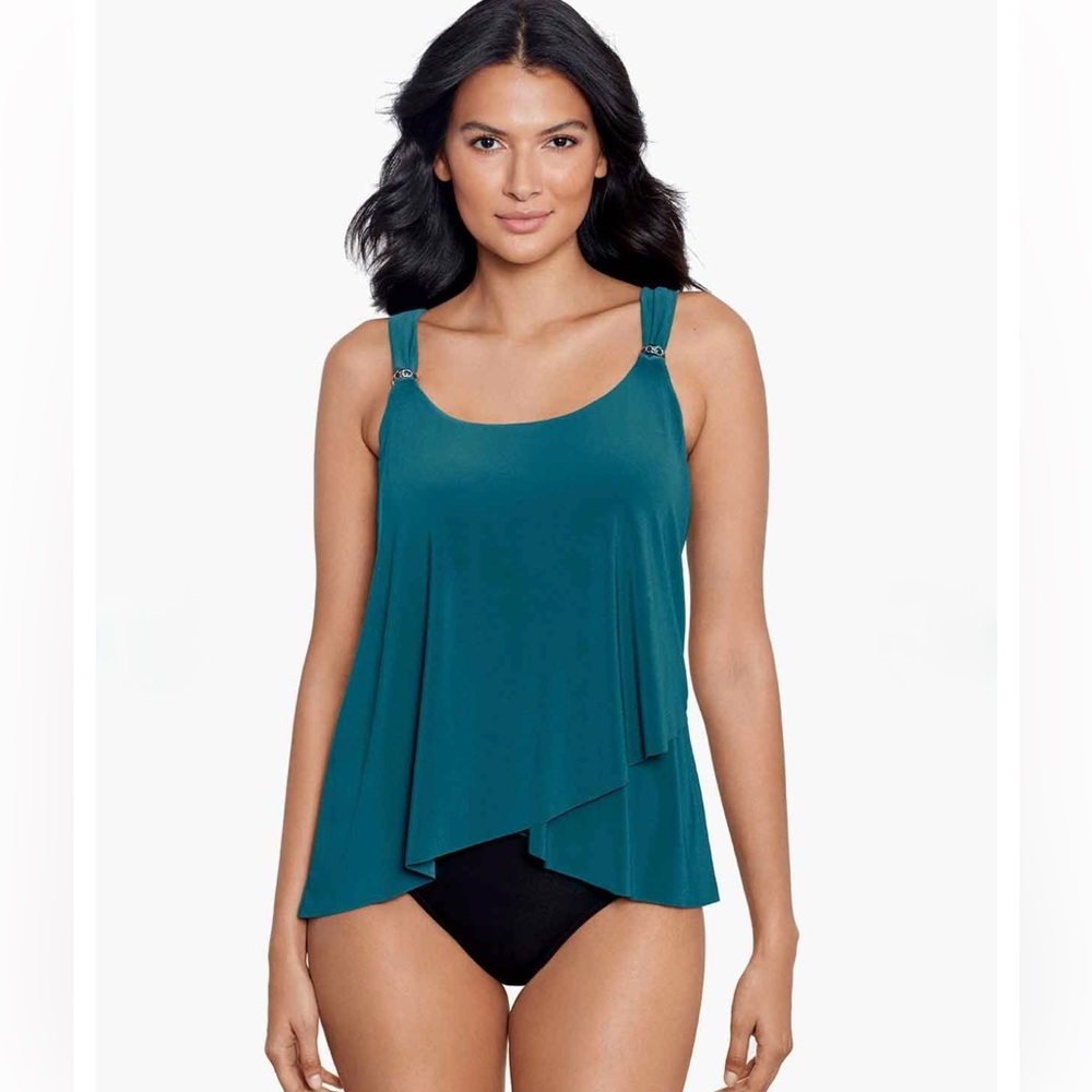 NWT MiracleSuit Dazzle in Nova Green. Size US 12 DD Cup.